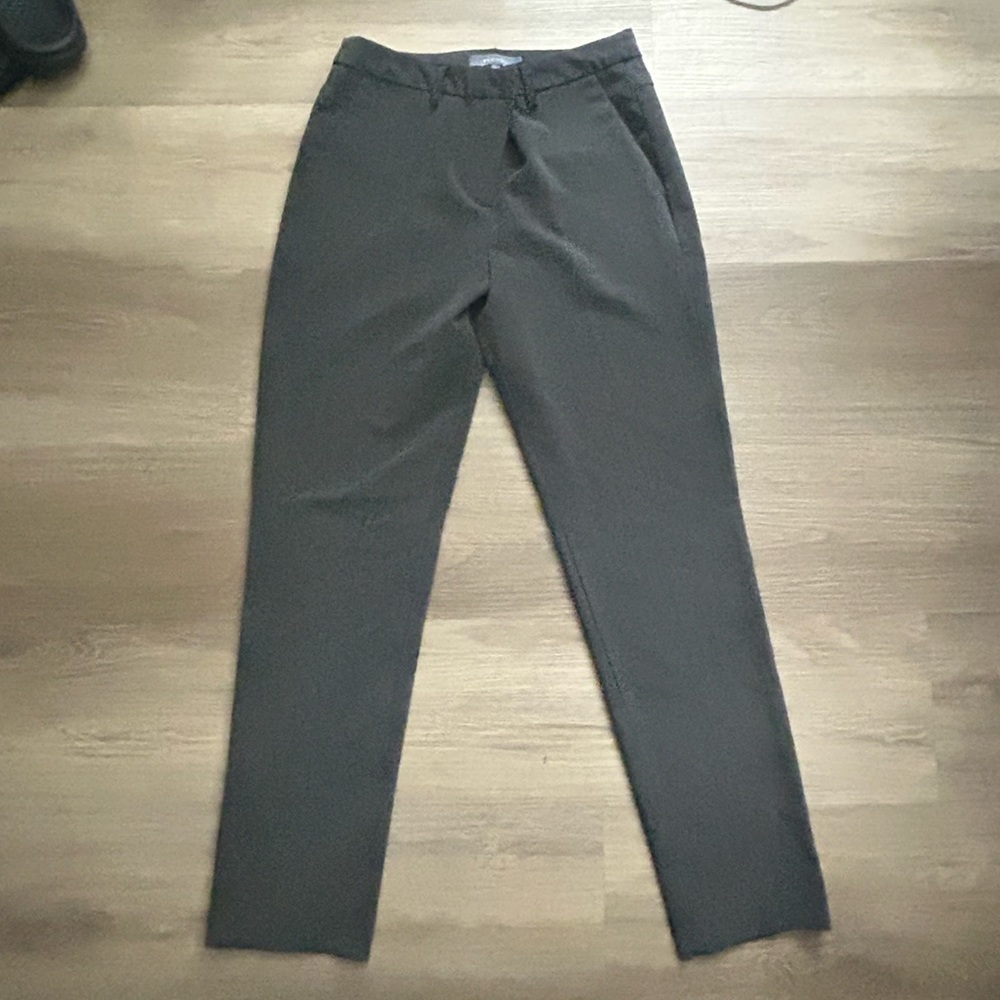 Vintage Grey Tapered Business Pants
